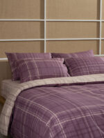 Παπλωματοθήκη Cotton Feelings 2066 Mauve Διπλή (200x250) SUNSHINEHOME - Image 2
