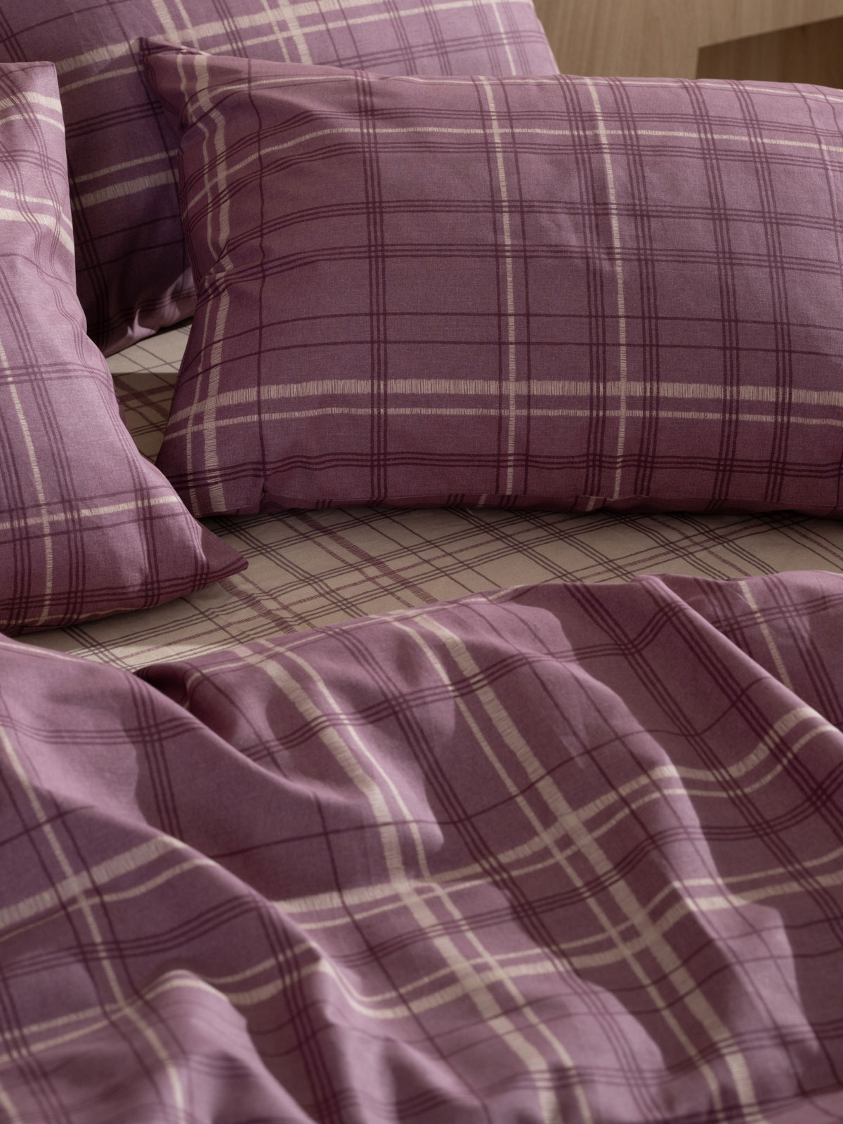 071-20-78.jpg Μαξιλαροθήκες Cotton Feelings 2066 Mauve 50x70 SUNSHINEHOME - Image 1