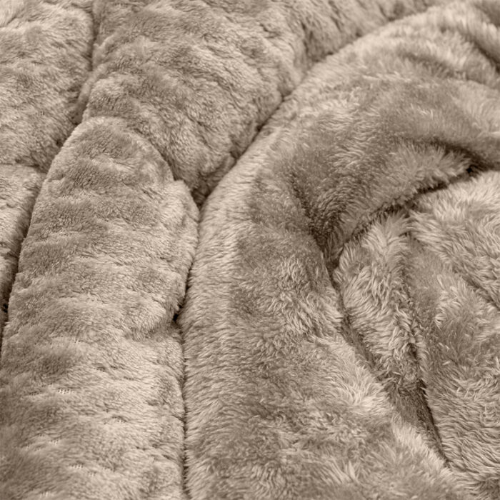 LINO Κουβερτοπάπλωμα Μονό (160x220) Lofti Taupe 100% Πολυέστερ - Image 3