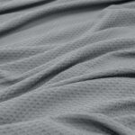 LINO Κουβέρτα King Size (240x260) Πικέ Cocoon Γκρι 100% Βαμβάκι - Image 5