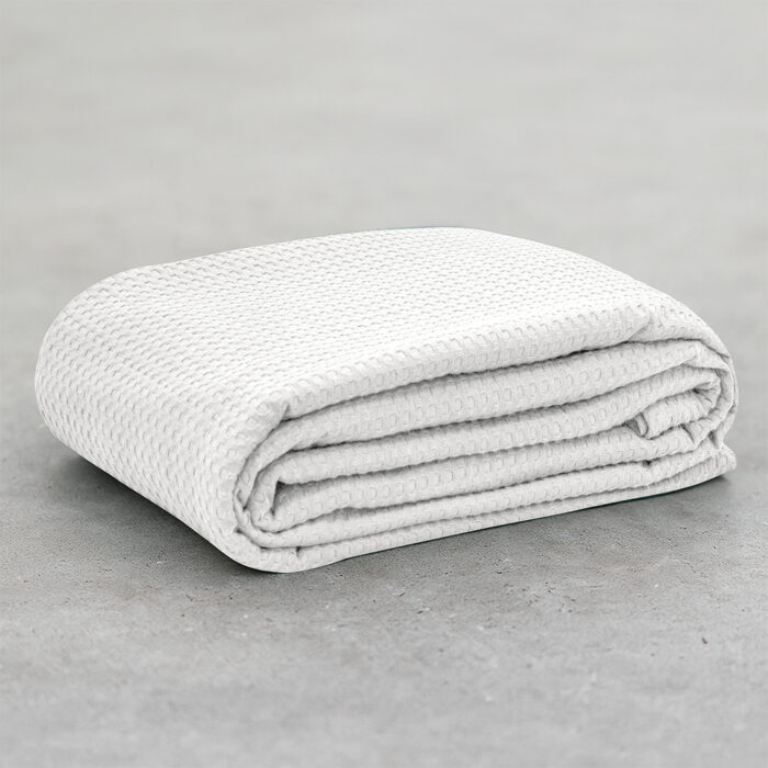 LINO Κουβέρτα Υπέρδιπλη (220x240) Πικέ Cocoon Λευκό 100% Βαμβάκι - Image 6
