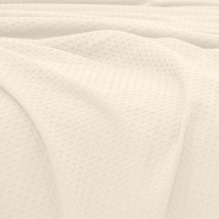 LINO Κουβέρτα King Size (240x260) Πικέ Cocoon Εκρού 100% Βαμβάκι - Image 4