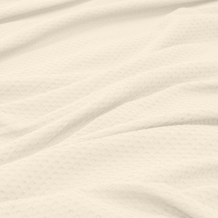 LINO Κουβέρτα King Size (240x260) Πικέ Cocoon Εκρού 100% Βαμβάκι - Image 5