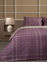 Σετ Σεντόνια Cotton Feelings 2066 Mauve Μονό (165x270) SUNSHINEHOME
