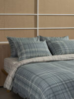 Σετ Σεντόνια Cotton Feelings 2066 Aqua Διπλό (200x270) SUNSHINEHOME - Image 2