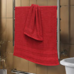 LINO ΠΕΤΣΕΤΑ MAREA RED 70X140 100% Βαμβάκι