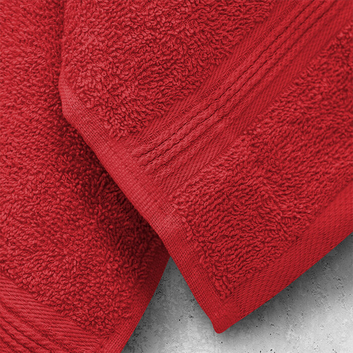 LINO ΠΕΤΣΕΤΑ MAREA RED 70X140 100% Βαμβάκι - Image 2