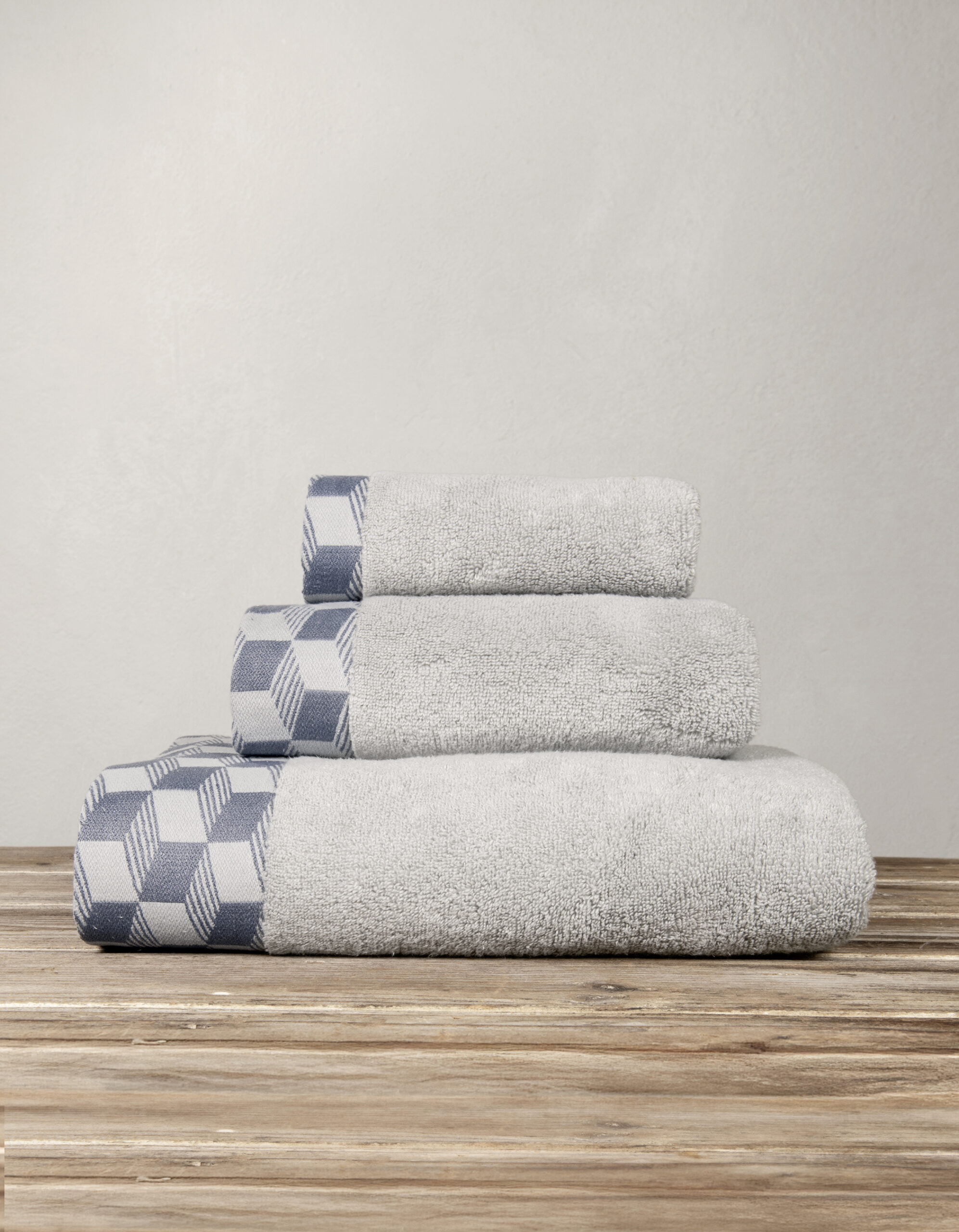 5206482166851.jpg Πετσέτα 50x100 Luxe - Light Gray της Nima Home 100% Cotton, 600 gsm Προσώπου 50x100 - Image 1