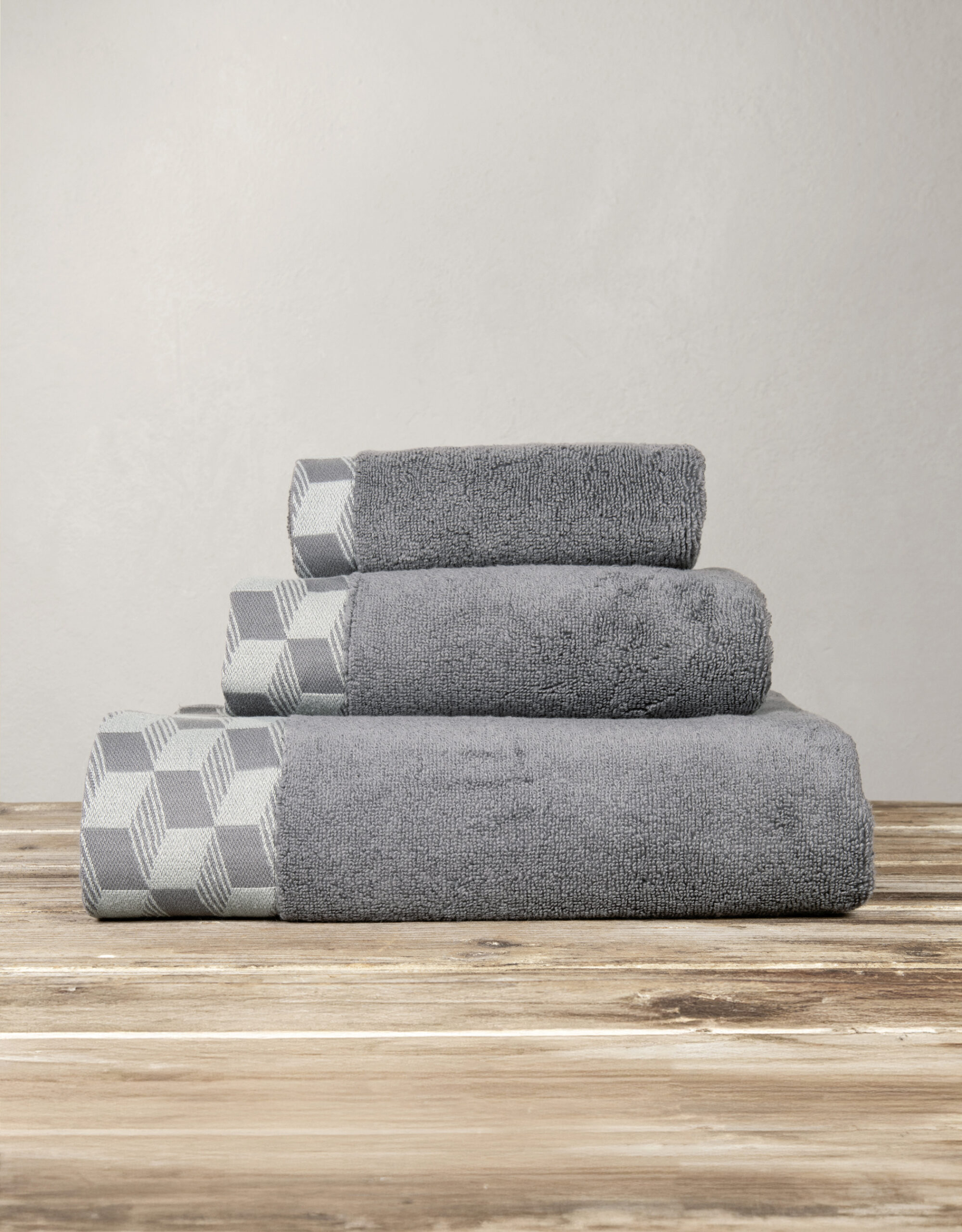 5206482166905.jpg Πετσέτα 40x60 Luxe - Dark Gray της Nima Home 100% Cotton, 600 gsm Χεριών 40x60 - Image 1