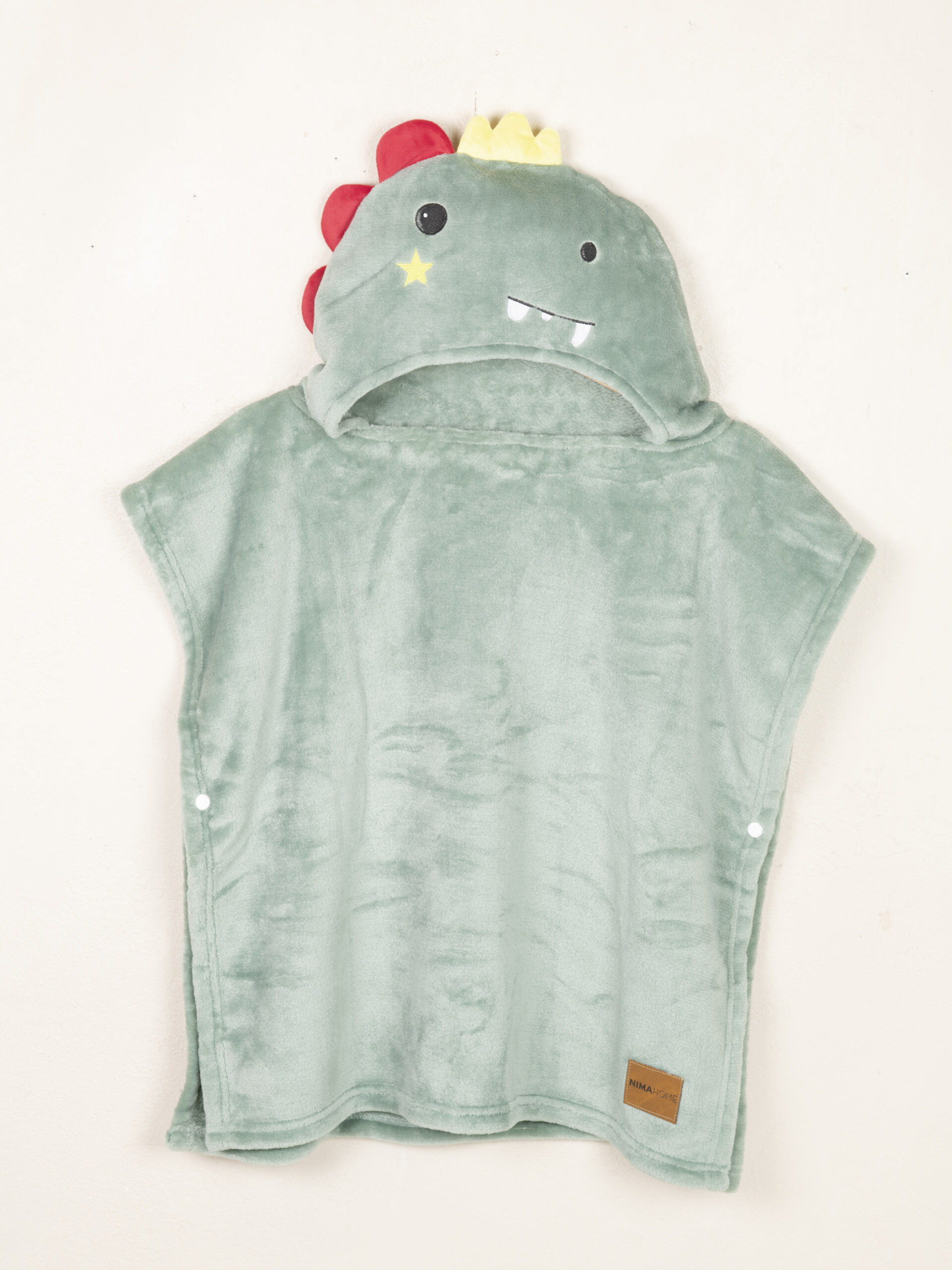 5206482168671-19.jpg Πόντσο 60x60 (No 3/5) - Crocodino της Nima Kids 100% Polyester Ηλικία 3 έως 5 - Image 1