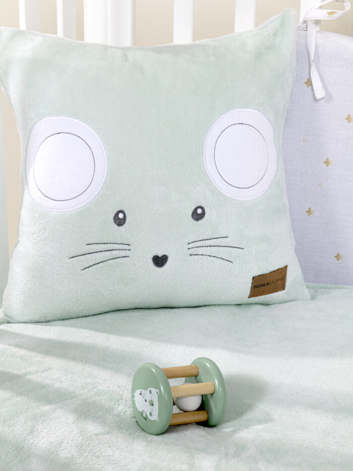 Διακοσμητική Μαξιλαροθήκη 40x40 - Mouse της Nima Bebe 100% Polyester Μαξιλαροθήκη 40x40 - Image 1