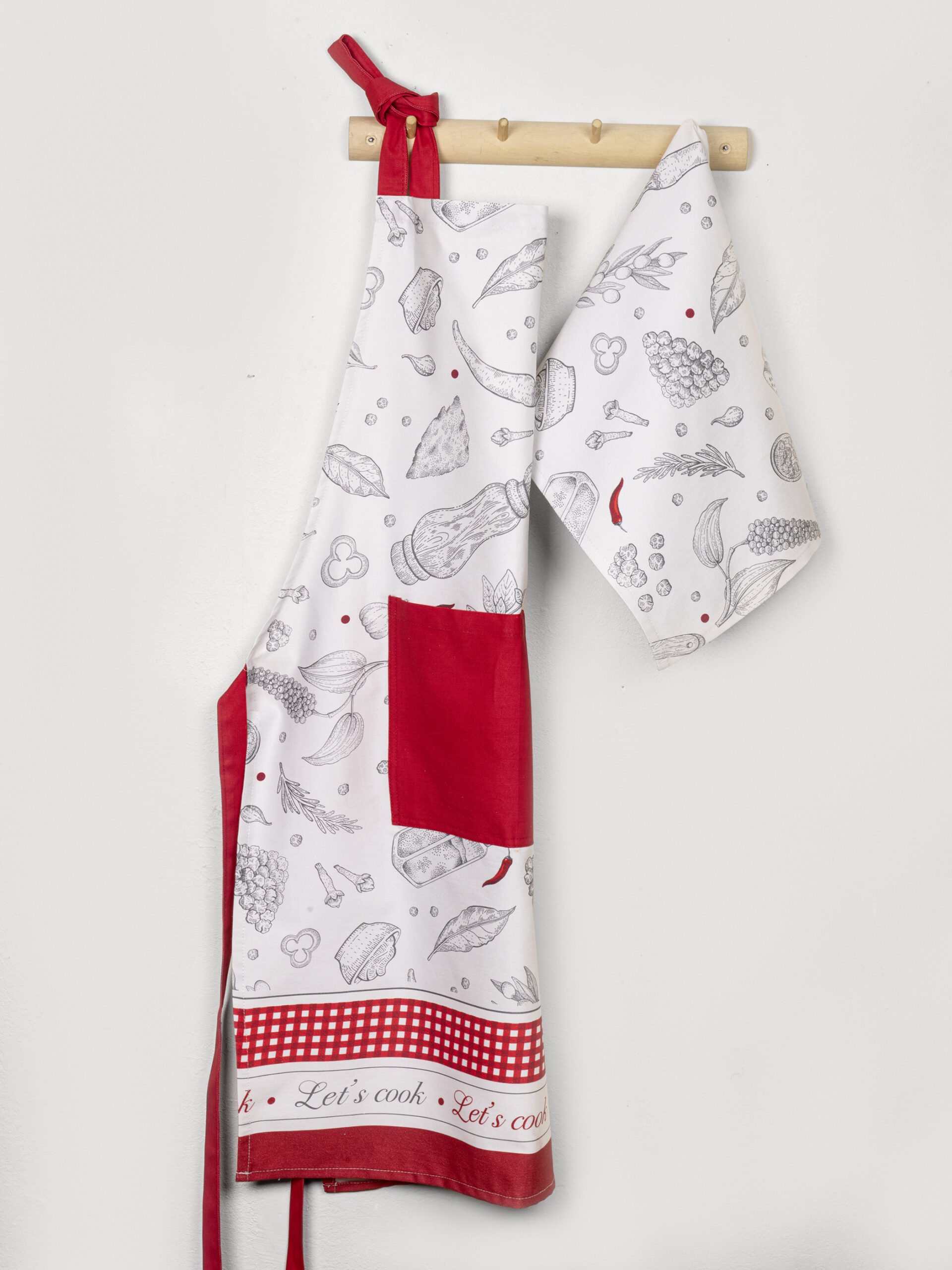 5206482171909.jpg Ποδιά Κουζίνας - Supper της Nima Home 100% Cotton one size - Image 1