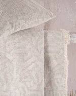 MELIE - ΡΙΧΤΑΡΙ 180X160 ΕΚΡΟΥ 180X160 50% Chenille acrylic - 25% βαμβάκι - 25% Pol Rythmos - Image 2