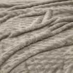 LINO Κουβέρτα Υπέρδιπλη (220x240) Flannel Lofti Taupe 100% Πολυέστερ - Image 4