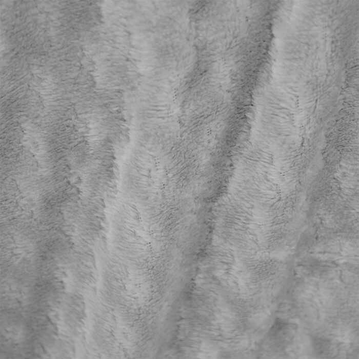 LINO Κουβέρτα Μονή (160x220) Sherpa Lofti Ασημί 100% Πολυέστερ - Image 6