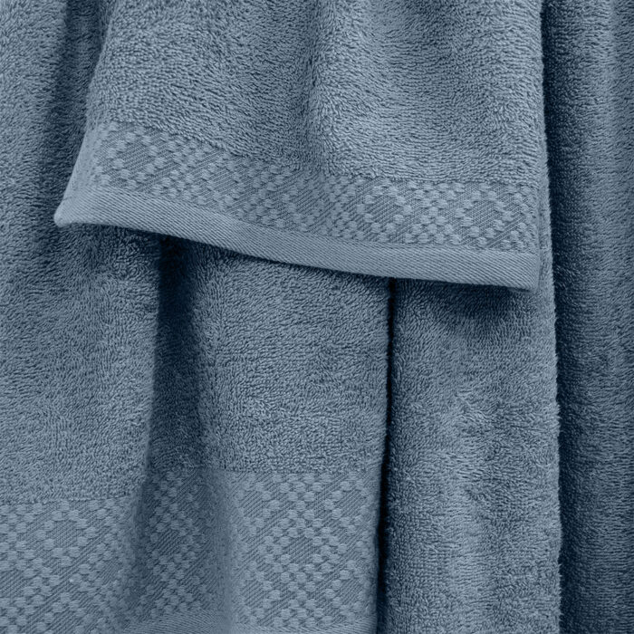 LINO Σετ πετσέτες 3τμχ (30x50,50x90,70x140) Serapha Πετρόλ 100% Βαμβάκι - Image 3