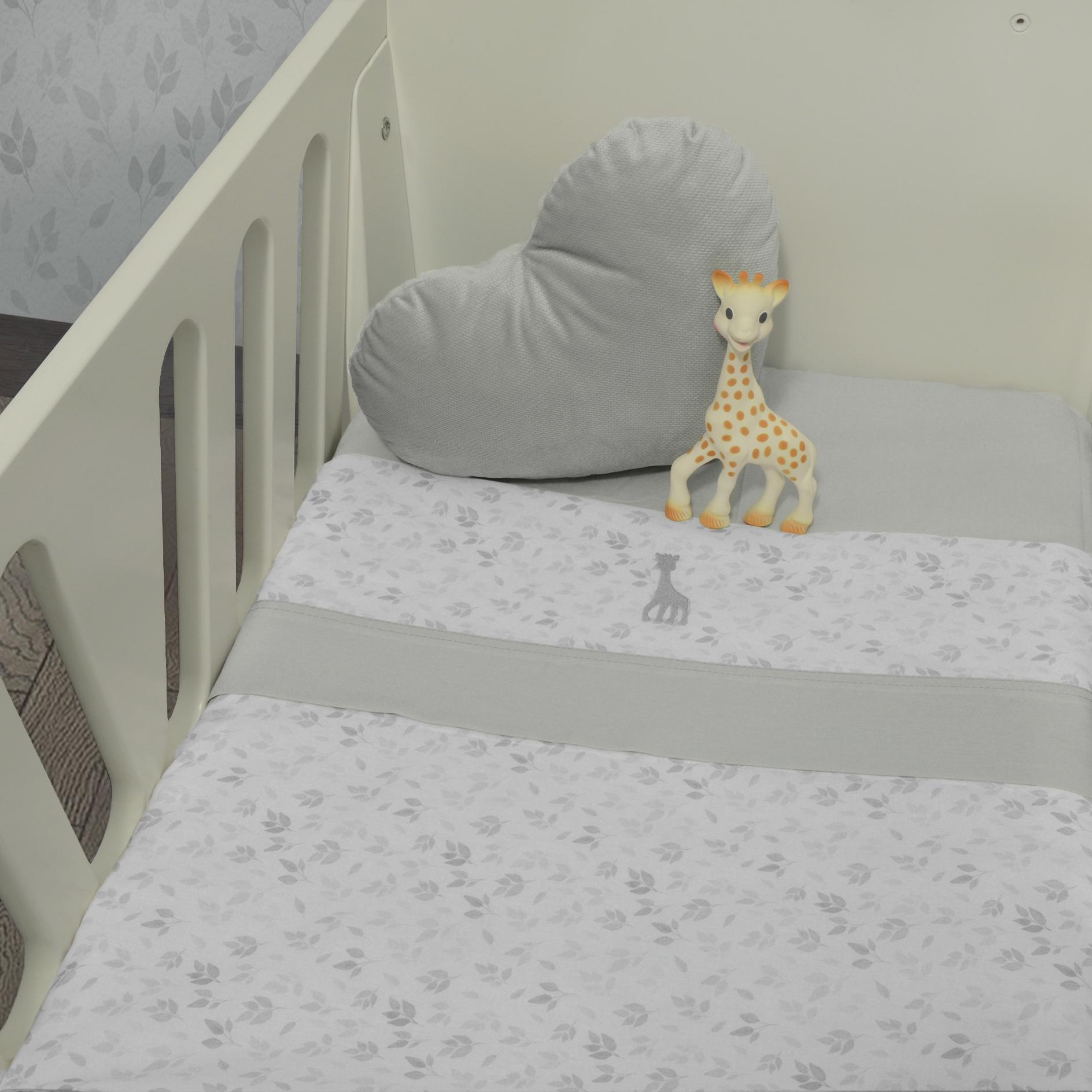 46-6704-507-test.jpg Σεντόνια Λίκνου 2τεμ. 80x110 Design 507 SOPHIE LA GIRAFE της SOPHIE LA GIRAFE - Image 1