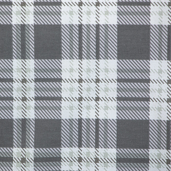 LINO Σετ Παπλωματοθήκη Υπέρδιπλη (225x245) Panier Γκρι 100% Βαμβάκι - Image 4
