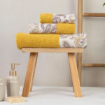 Πετσέτες Σετ 2ΤΜΧ Rubia 50 x 90 / 30 x 50 cm  100% Cotton Εκρού BOREA - Image 2