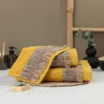 Πετσέτες Σετ 3ΤΜΧ Siesta 70 x 140 / 50 x 90 / 30 x 50 cm  100% Βαμβάκι Εκρού BOREA - Image 3