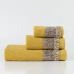 Πετσέτες Σετ 3ΤΜΧ Siesta 70 x 140 / 50 x 90 / 30 x 50 cm  100% Βαμβάκι Εκρού BOREA - Image 12