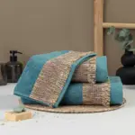 Πετσέτες Σετ 3ΤΜΧ Siesta 70 x 140 / 50 x 90 / 30 x 50 cm  100% Βαμβάκι Εκρού BOREA - Image 2