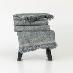 Ριχτάρι Σενίλ Τετραθέσιο Tile 180 x 350 cm  100% Πολυέστερ Μαύρο BOREA - Image 4