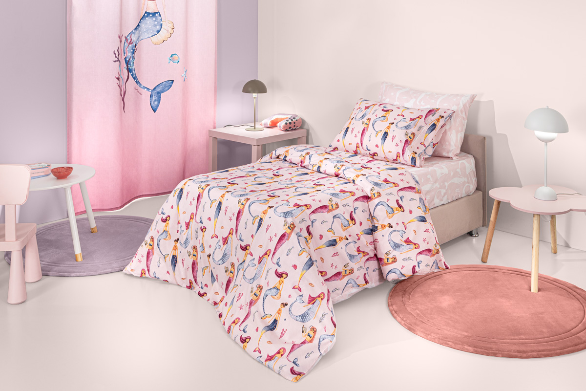 1110092126116.jpg Σετ 3τμχ Παιδικά Σεντόνια Merida Pink της Guy Laroche (Cotton 100%) - Image 1