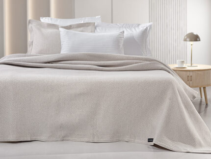 Κουβέρτα Slalom Linen 180x260 της Guy Laroche (Cotton 60% - Polyester 40%)
