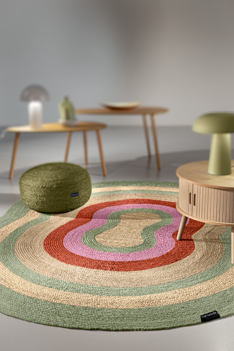 1187091126008.jpg Χαλί Vanity Verde της Guy Laroche (Jute 100%) - Image 1