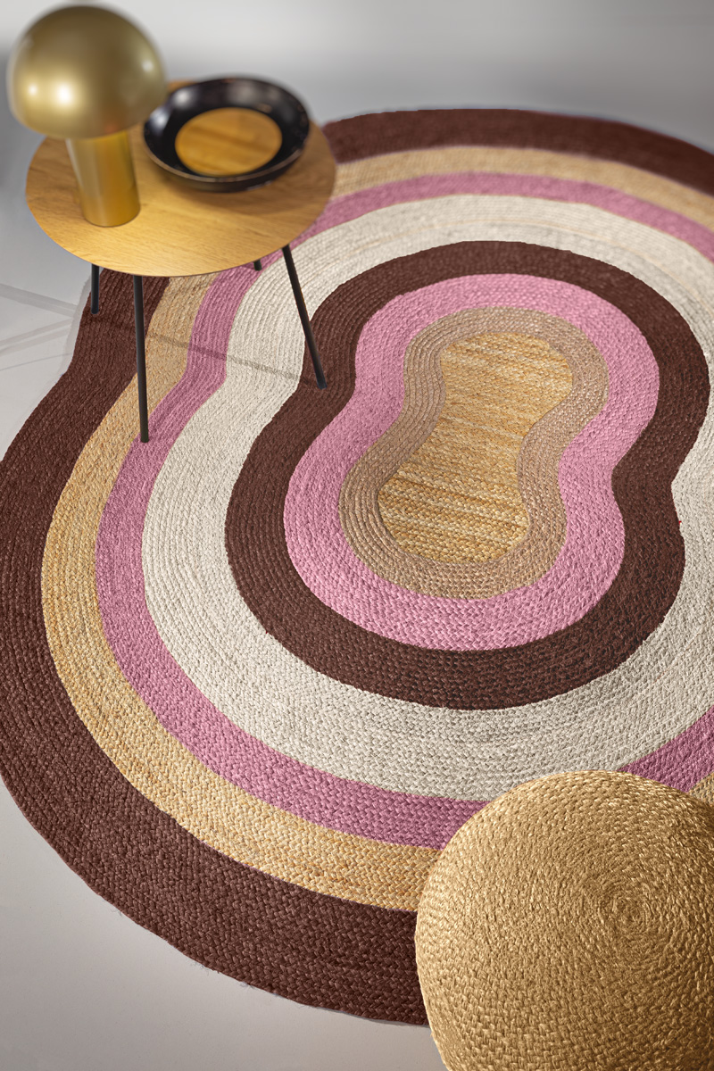 1187091126009.jpg Χαλί Vanity Berry της Guy Laroche (Jute 100%) - Image 1