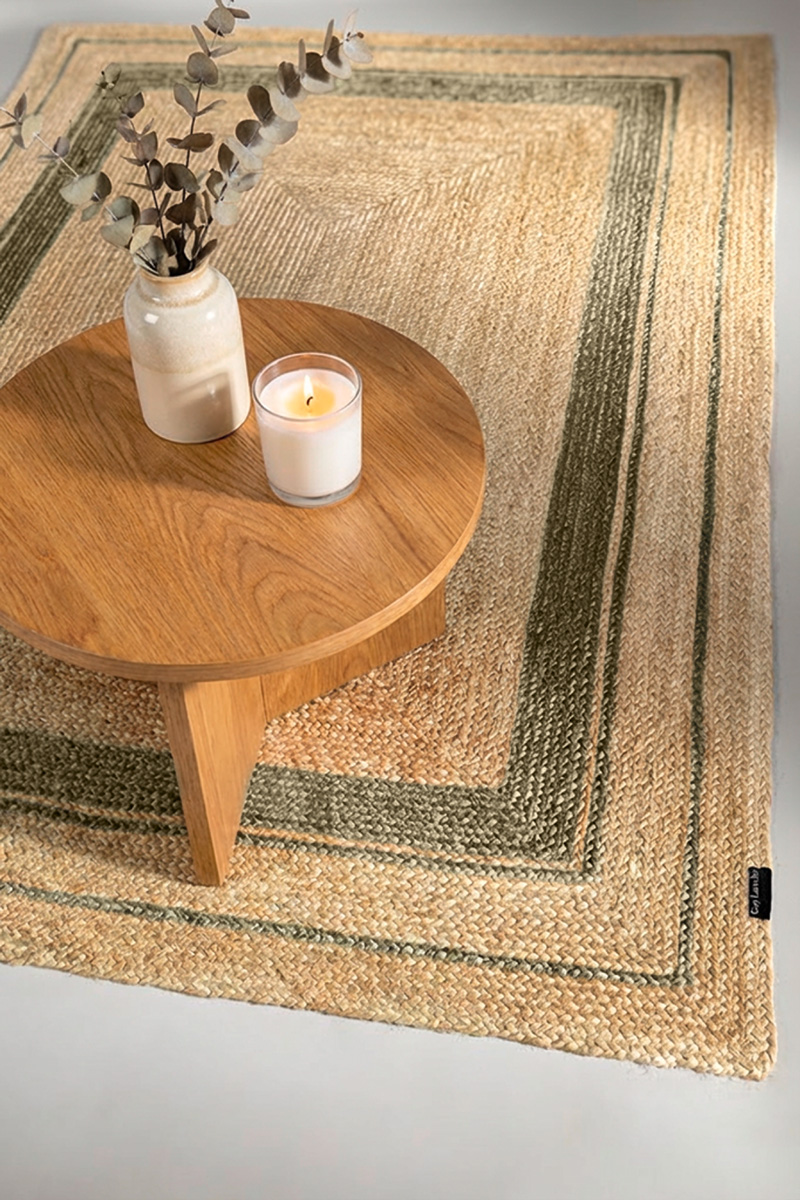 1187091126014.jpg Χαλί Grande Olive της Guy Laroche (Jute 100%) - Image 1