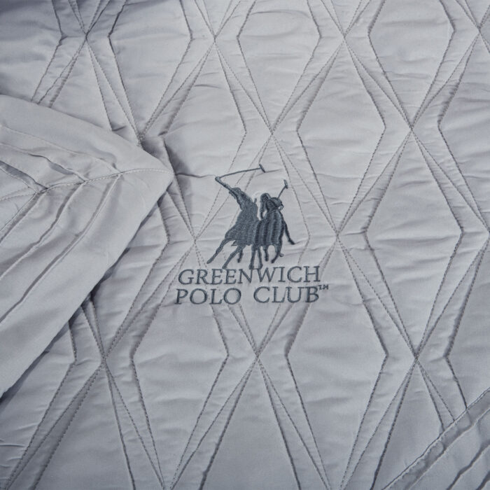 GREENWICH POLO CLUB ΚΟΥΒΕΡΛΙ ΥΠΕΡΔΙΠΛΟ ΣΕΤ 2160 GREY GREENWICH POLO CLUB - Image 3