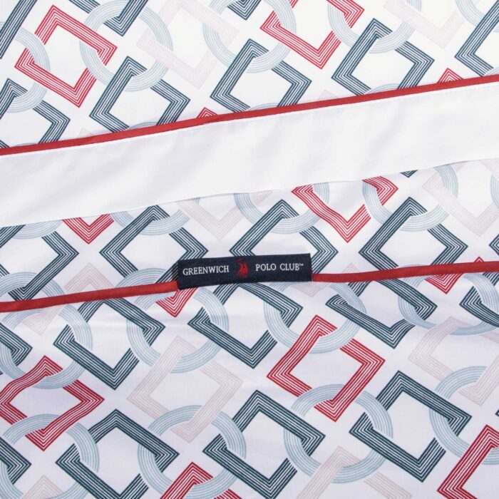 GREENWICH POLO CLUB ΣΕΤ ΣΕΝΤΟΝΙΑ ΥΠΕΡΔΙΠΛΑ ESSENTIAL 2269 BLUE, RED GREENWICH POLO CLUB - Image 3