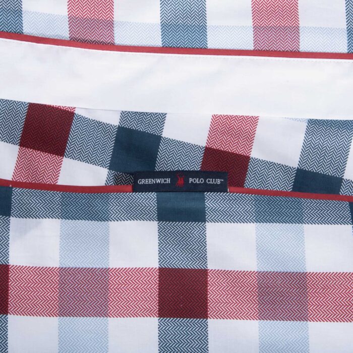 GREENWICH POLO CLUB ΣΕΤ ΣΕΝΤΟΝΙΑ KING ESSENTIAL 2266 BLUE, RED GREENWICH POLO CLUB - Image 3
