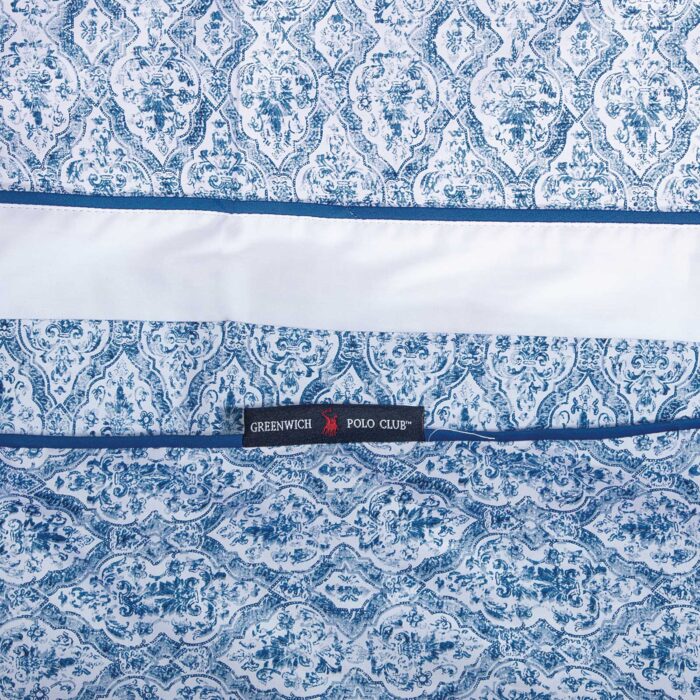 GREENWICH POLO CLUB ΣΕΤ ΣΕΝΤΟΝΙΑ KING ESSENTIAL 2268 BLUE, WHITE GREENWICH POLO CLUB - Image 3