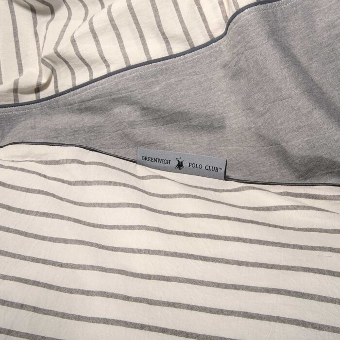 GREENWICH POLO CLUB ΣΕΤ ΣΕΝΤΟΝΙΑ KING ESSENTIAL 2296 GREY, WHITE GREENWICH POLO CLUB - Image 3