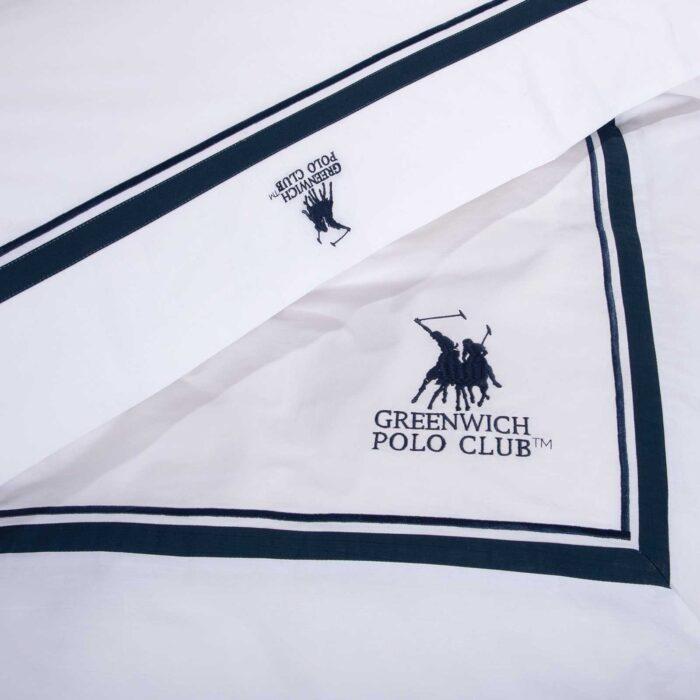 GREENWICH POLO CLUB ΠΑΠΛΩΜΑΤΟΘΗΚΗ ΣΕΤ ΥΠΕΡΔΙΠΛH 2174 WHITE GREENWICH POLO CLUB - Image 3