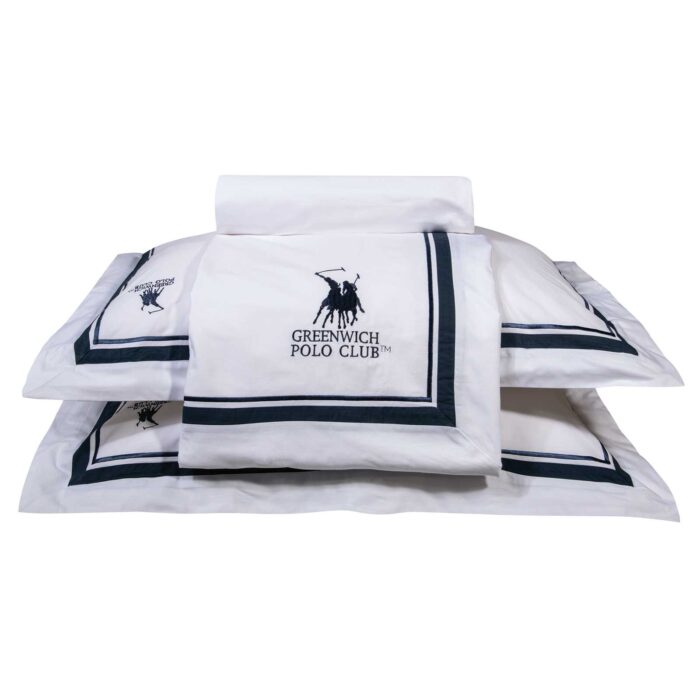 GREENWICH POLO CLUB ΠΑΠΛΩΜΑΤΟΘΗΚΗ ΣΕΤ ΥΠΕΡΔΙΠΛH 2174 WHITE GREENWICH POLO CLUB - Image 4