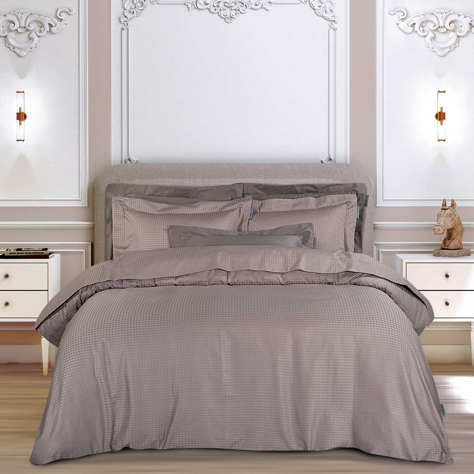 206000202293.jpg GREENWICH POLO CLUB ΠΑΠΛΩΜΑΤΟΘΗΚΗ ΣΕΤ ΥΠΕΡΔΙΠΛH CLASSIC 2293 TAUPE GREENWICH POLO CLUB - Image 1