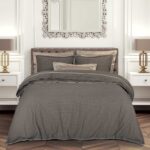 GREENWICH POLO CLUB ΠΑΠΛΩΜΑΤΟΘΗΚΗ ΣΕΤ ΥΠΕΡΔΙΠΛH ESSENTIAL 2375 DARK TAUPE GREENWICH POLO CLUB