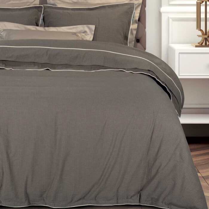 GREENWICH POLO CLUB ΠΑΠΛΩΜΑΤΟΘΗΚΗ ΣΕΤ ΥΠΕΡΔΙΠΛH ESSENTIAL 2375 DARK TAUPE GREENWICH POLO CLUB - Image 2