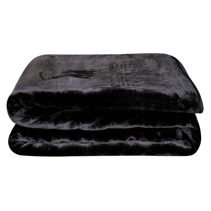 GREENWICH POLO CLUB ΚΟΥΒΕΡΤΑ VELOUR ΜΟΝΗ ESSENTIAL 3440 BLACK GREENWICH POLO CLUB - Image 3