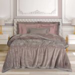 GREENWICH POLO CLUB ΚΟΥΒΕΡΤΑ VELOUR KING ESSENTIAL 3973 DUSTY LILAC GREENWICH POLO CLUB