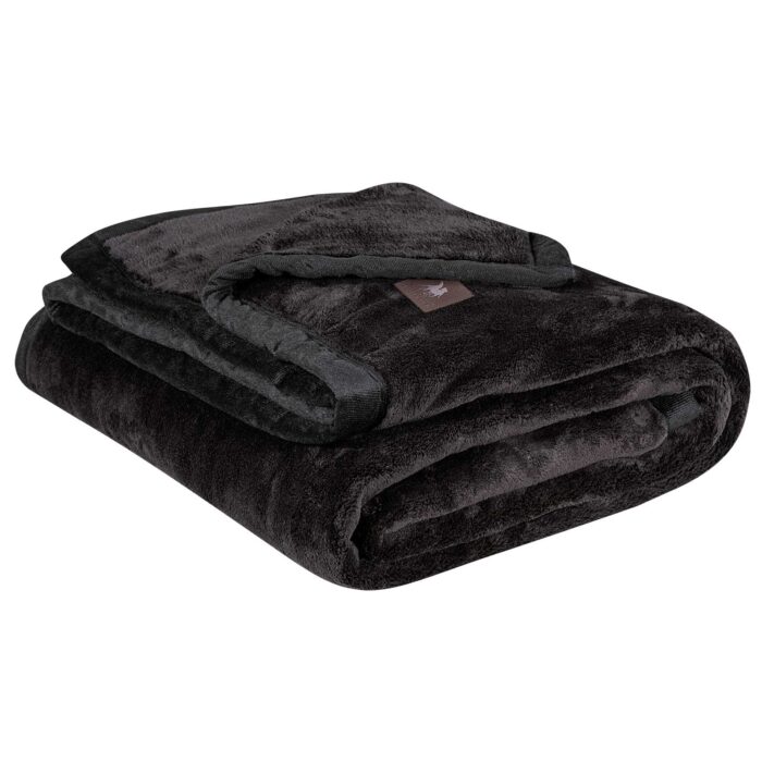 GREENWICH POLO CLUB ΚΟΥΒΕΡΤΑ VELOUR KING ESSENTIAL 3975 BLACK GREENWICH POLO CLUB - Image 3