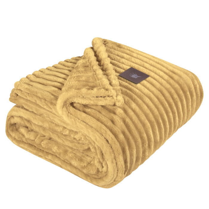 GREENWICH POLO CLUB ΚΟΥΒΕΡΤΑ FLEECE 160X220 ESSENTIAL 3488 OCHRE GREENWICH POLO CLUB - Image 3
