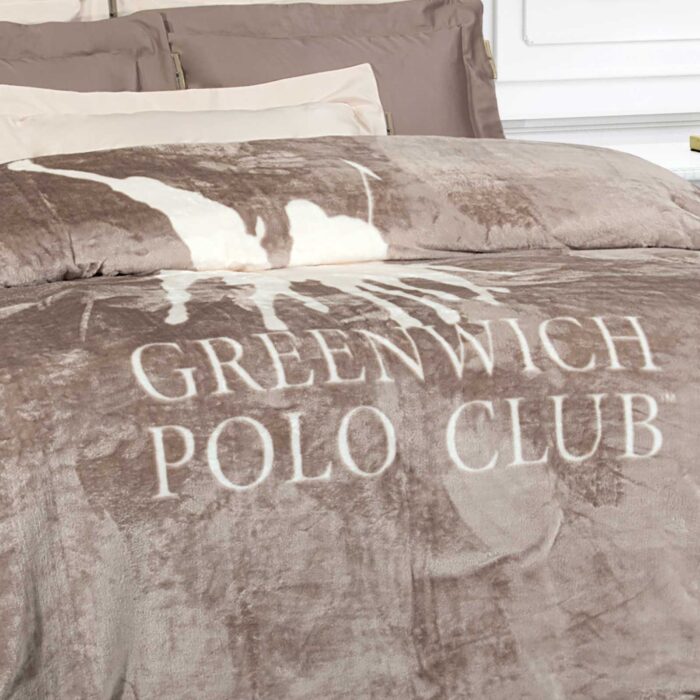 GREENWICH POLO CLUB ΚΟΥΒΕΡΤΑ FLEECE 160X220 ESSENTIAL 3490 TAUPE GREENWICH POLO CLUB - Image 2