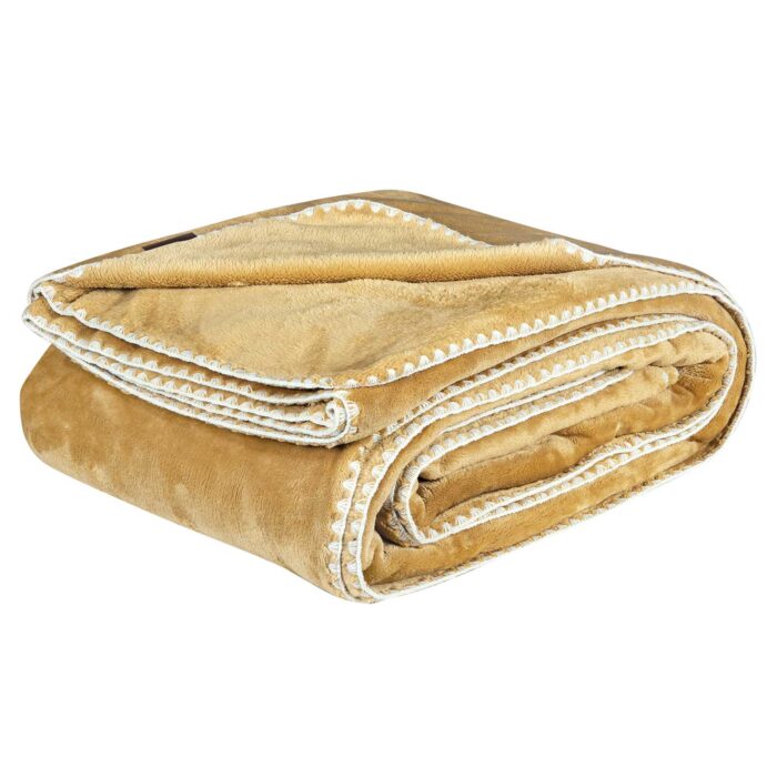 GREENWICH POLO CLUB ΚΟΥΒΕΡΤΑ FLEECE 170X240 ESSENTIAL 4441 OCHRE GREENWICH POLO CLUB - Image 3