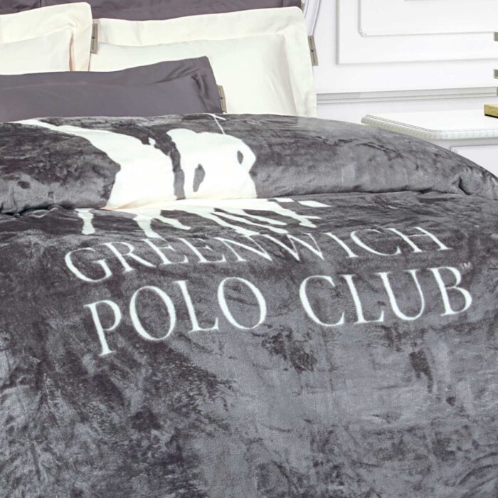GREENWICH POLO CLUB ΚΟΥΒΕΡΤΑ FLEECE ΥΠΕΡΔΙΠΛH 3489 GREY GREENWICH POLO CLUB - Image 2