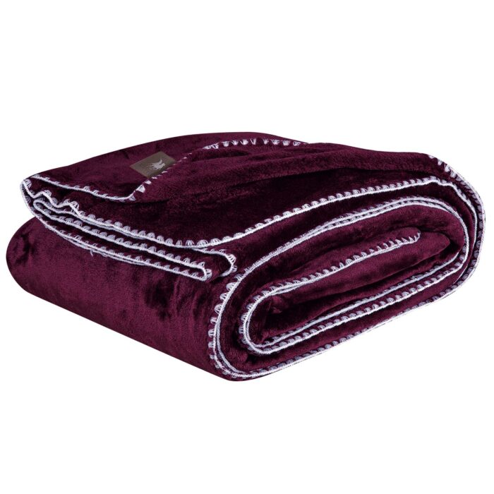 GREENWICH POLO CLUB ΚΟΥΒΕΡΤΑ FLEECE 220X240 ESSENTIAL 4440 BORDEAUX GREENWICH POLO CLUB - Image 3